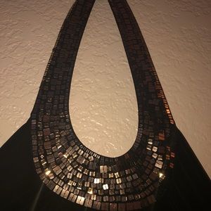 Boston proper embellished halter top!